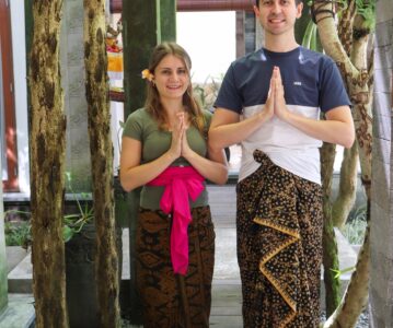 Das Fest vom Pura Gunung Lebah Tempel